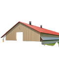 Metal Framed Prefabricated Steel Structure Poultry Farm Shed